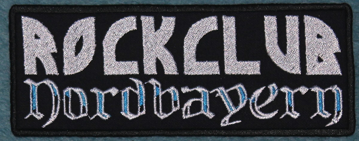 Gestickter Vereinspatch Rockclub Nordbayern